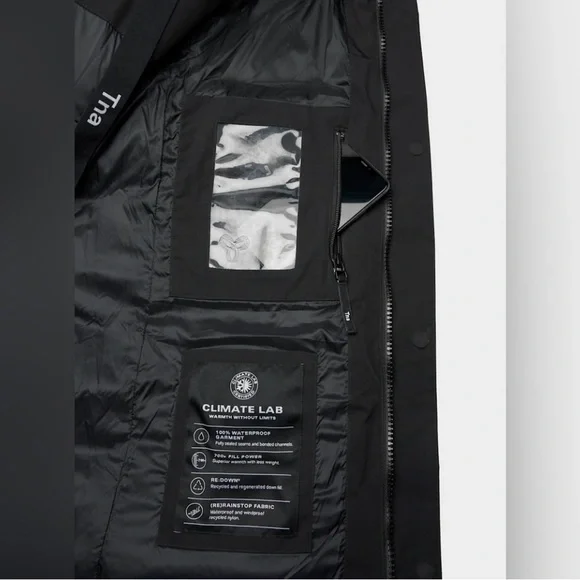 New Aritzia Tna The Powder Dri Parka™ long Black Insulated Jacket Sz S - Picture 8 of 17